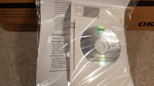 OKI Microline 320 Turbo 9 Pin Impact Printer Impact Printer, second-hand product photo 2