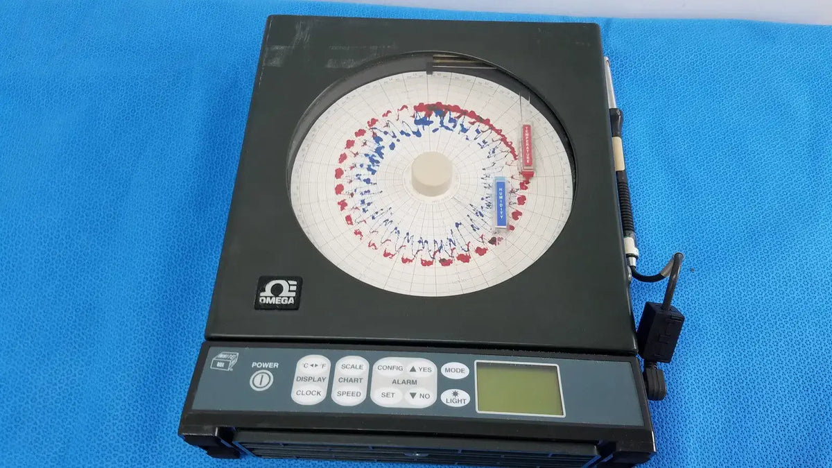 Reuse Medical OMEGA CTXL-TRH-G Temperature / Humidity Chart Recorder - 15117093 Recorders & Plotters, second-hand product photo 1