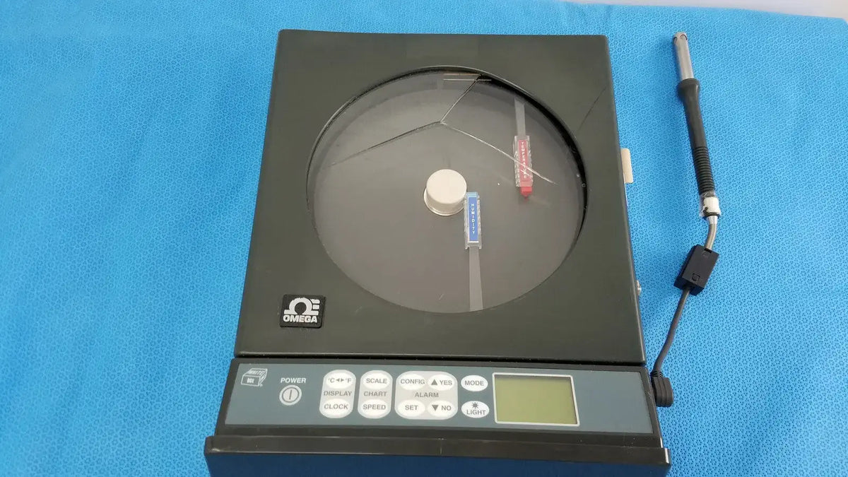 Reuse Medical OMEGA CTXL-TRH-G Temperature & Humidity Chart Recorder Recorders & Plotters, as-is (for parts) product photo 1