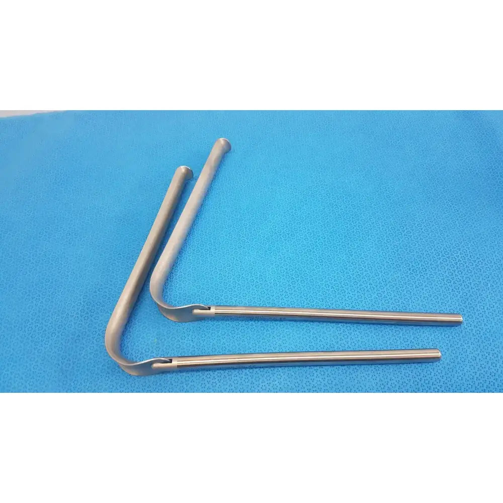 Omni-Tract Integra 4929 Radiolucent Aluminum Renal Vein Retractor Blade 1"x8" Surgical Retractor Blade, second-hand product photo 10