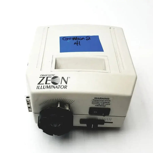 Reuse Medical Orascoptic ZEON ILLUMINATOR Dental Fiber-Optic Light Source Dental Face Shields, Head Lights & Loupes, second-hand product photo 1