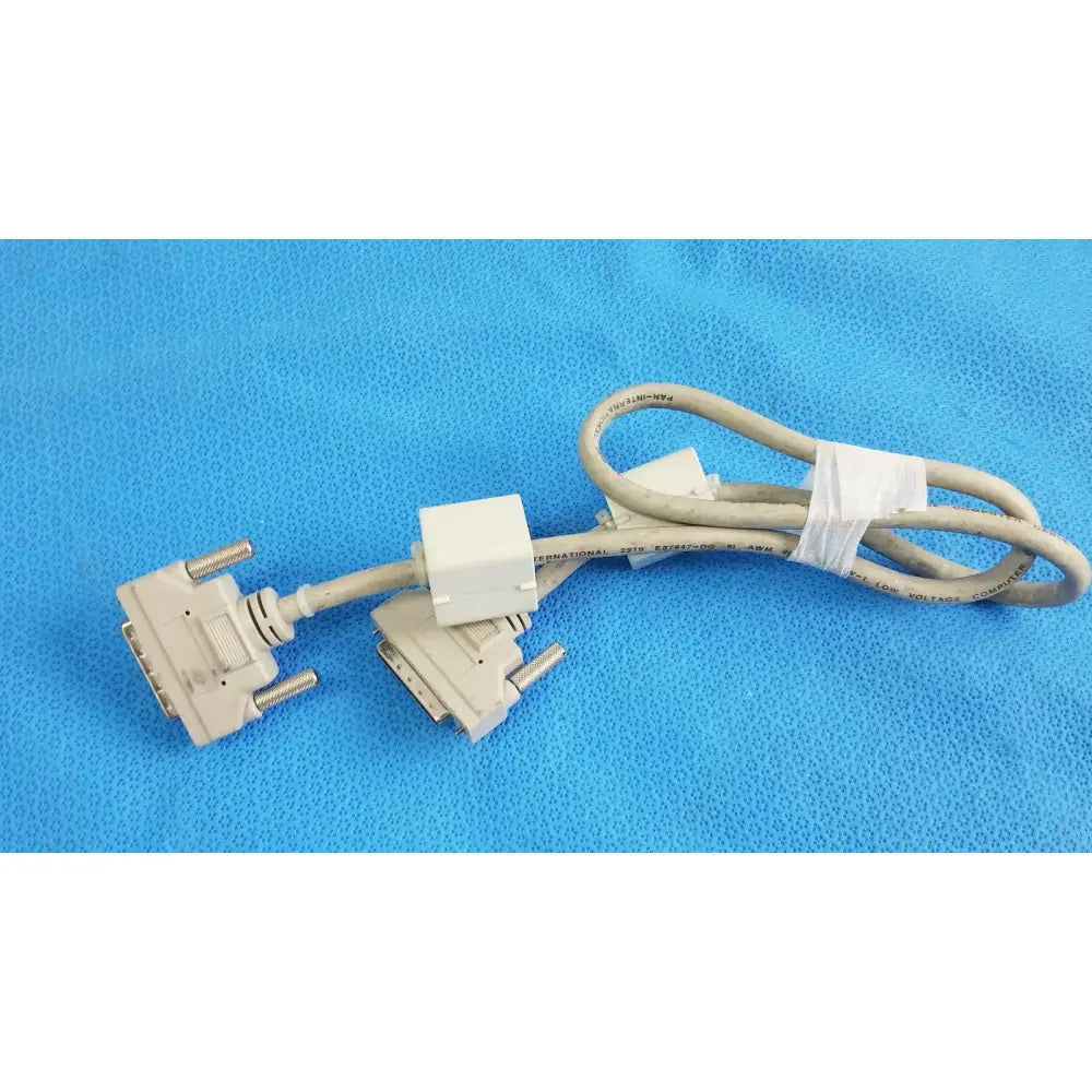 Reuse Medical Pan-International 2919 E87647-DG Medical Interface Data Cable Dual 50-Pin DB50 Medical Cables & Cords, second-hand product photo 1