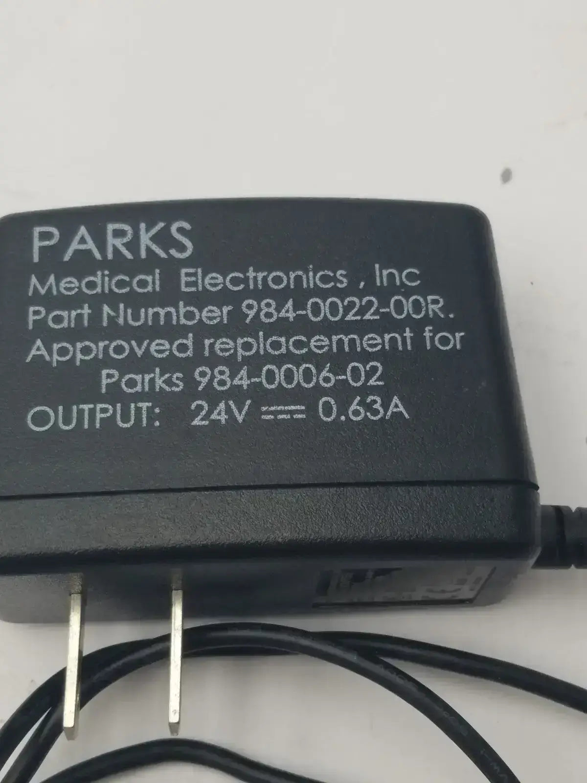 Parks TRG1524 984-0022-00R AC Adapter Parks 24V Battery Charger AC Adapter, second-hand product photo 6