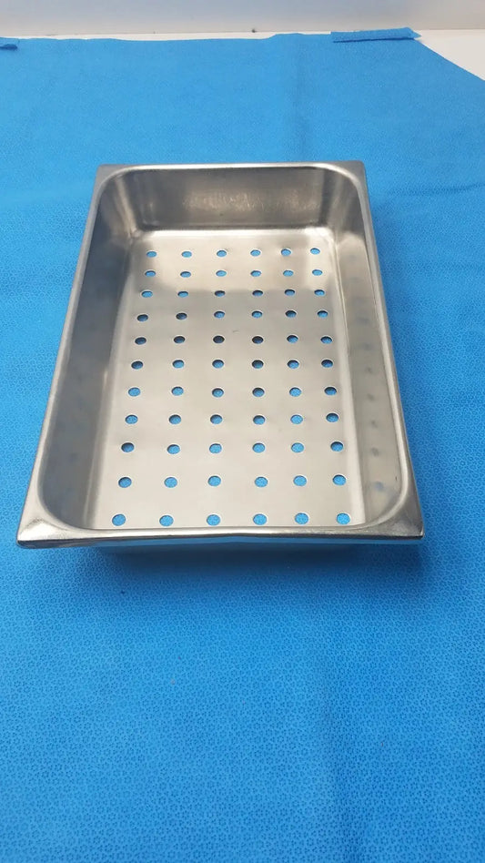 Unbranded Perforated Stainless Steel Steam Table Pan – Buffet/Serving, Used Steam Table Pan, second-hand product photo 2