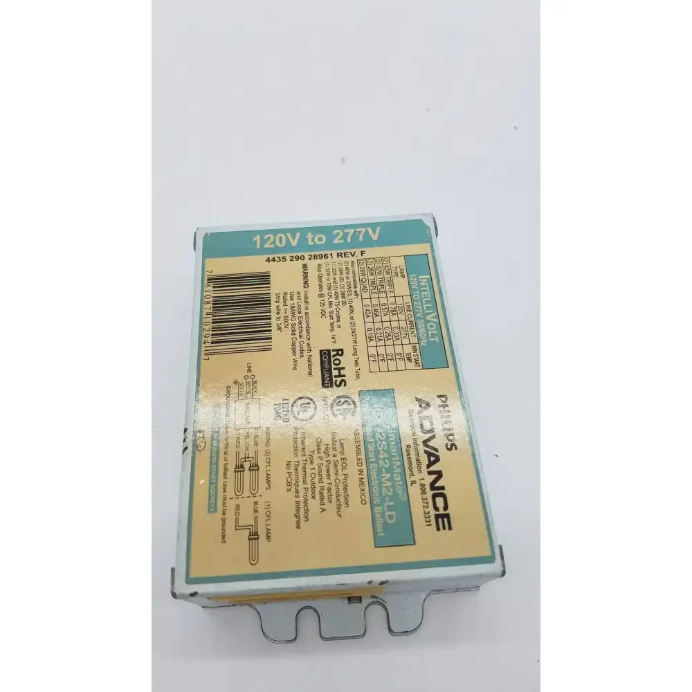Philips Advance SmartMate ICF-2S42-M2-LD IntelliVolt 120-277V Electronic Ballast, second-hand product photo 4