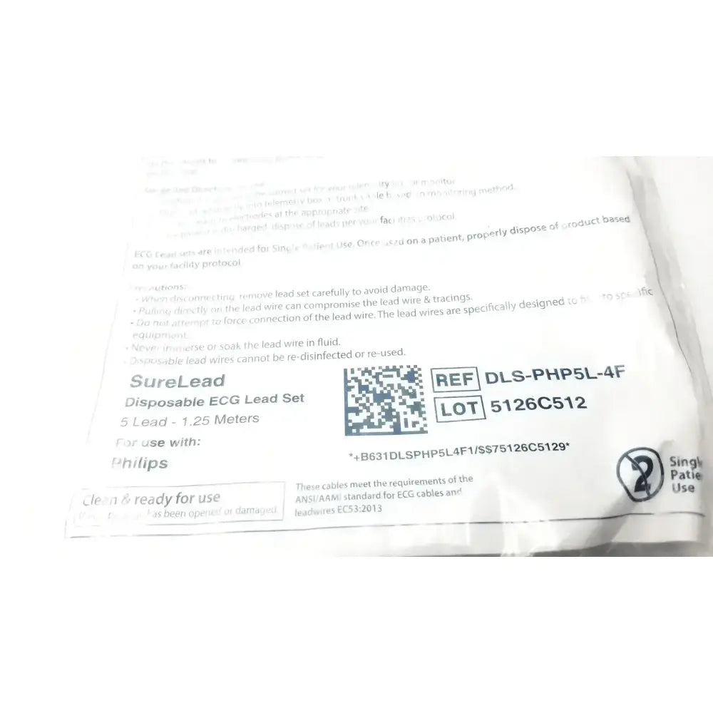 Philips DSL-PHP5L-4F ECG Lead Set ECG Lead Set, as-is (for parts) product photo 8