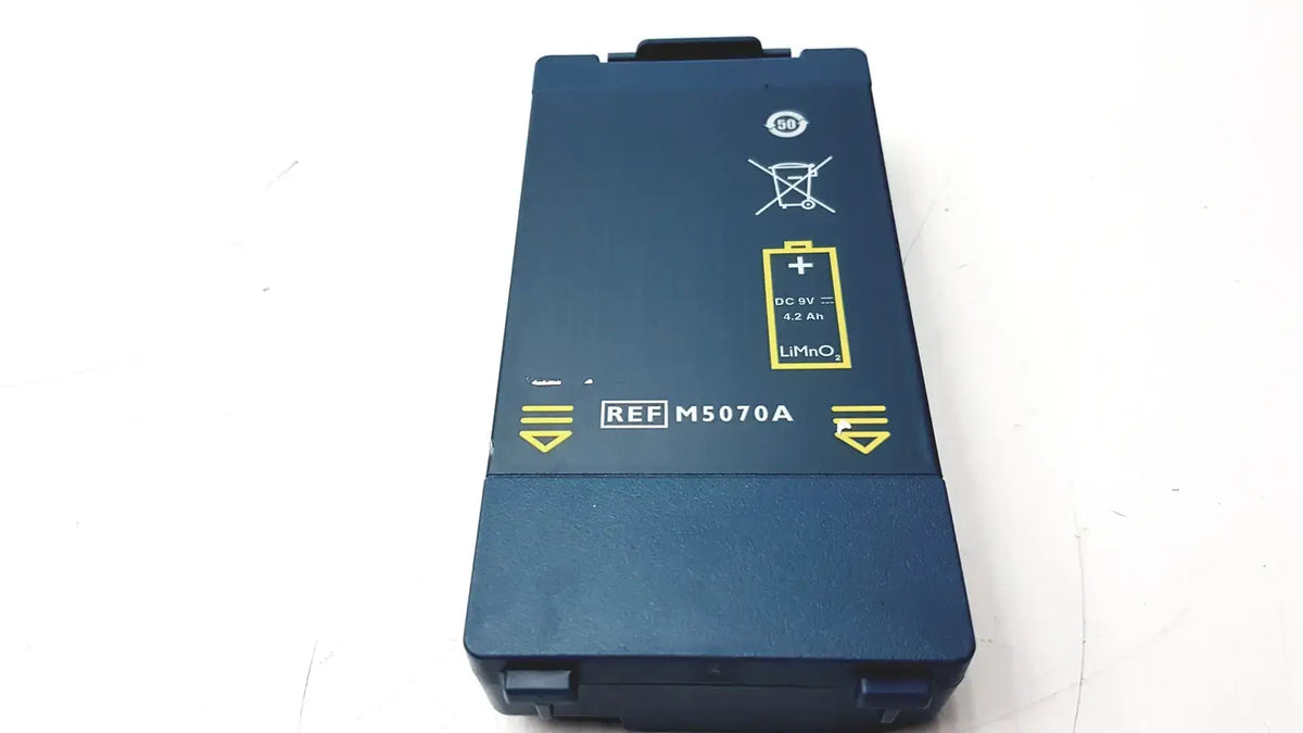 Reuse Medical Philips Heartstart HS1 and FRx AED Battery 861304 M5070A, M5066A, M5067A Laptop Batteries, second-hand product photo 1
