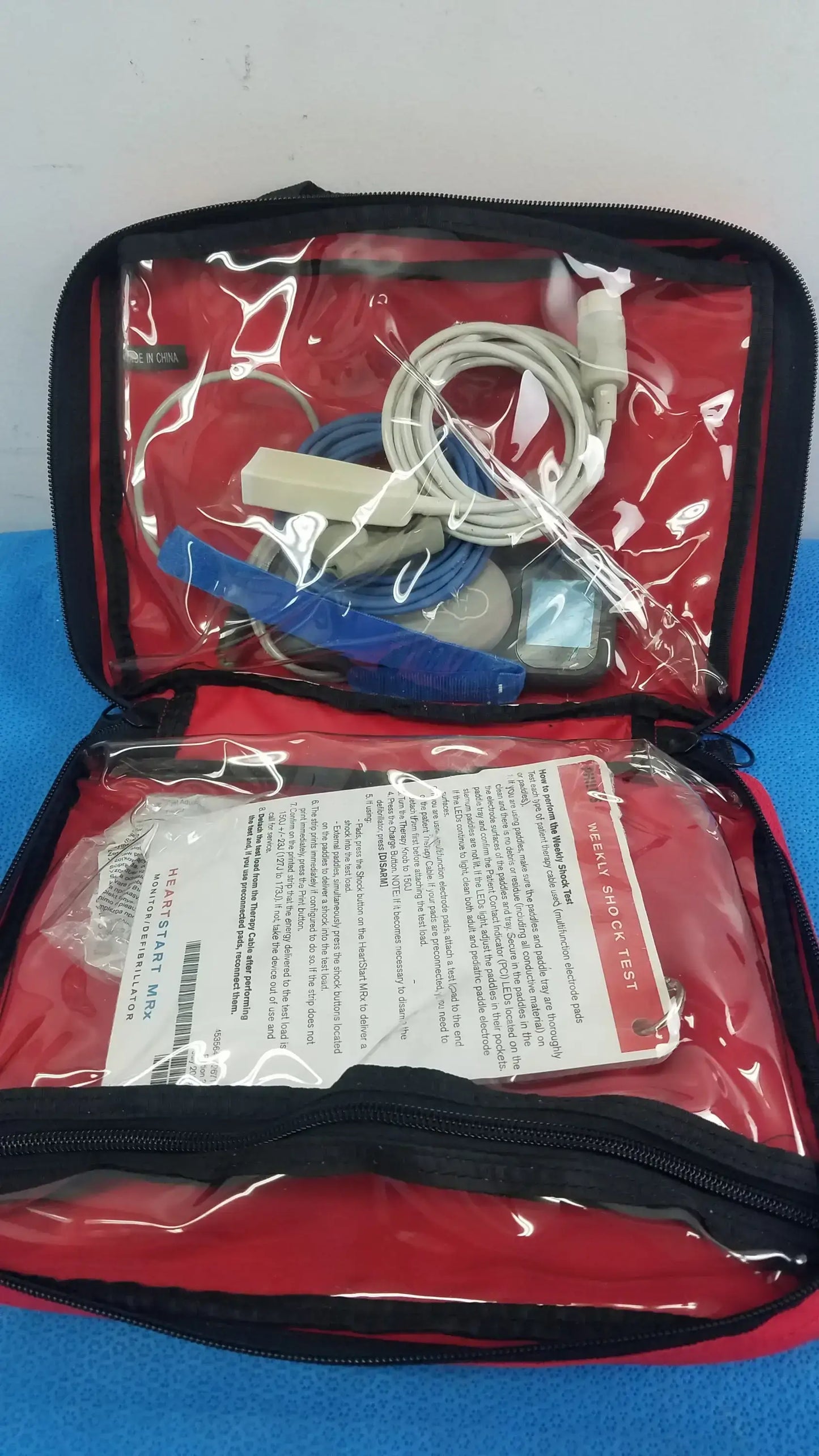 Philips Heartstart MRx Q-CPR Meter With Accessories and Bag CPR Feedback Meter, second-hand product photo 23