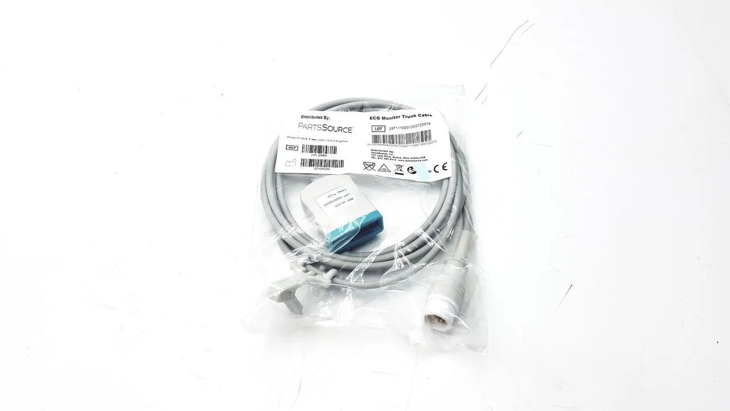 Reuse Medical Philips HP Style, 5-Lead, 2.5m, 12 pins plug/AHA Medical Cables & Cords, second-hand product photo 1