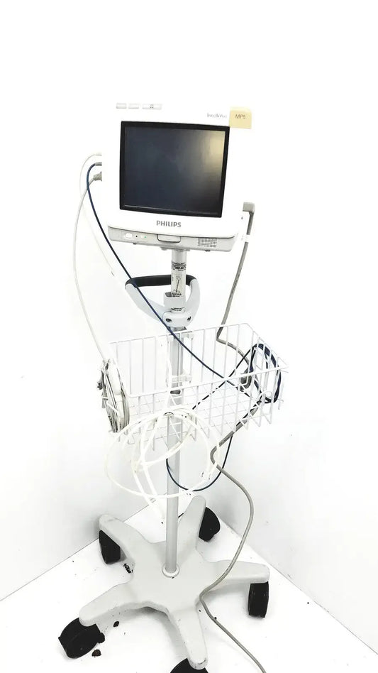 Reuse Medical Philips Intellivue MP5 Patient Monitor with Rolling Stand Patient Monitors, second-hand product photo 1