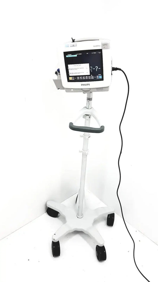 Reuse Medical Philips IntelliVue MP5T Patient Monitor w/ Rolling Stand Patient Monitors, second-hand product photo 1