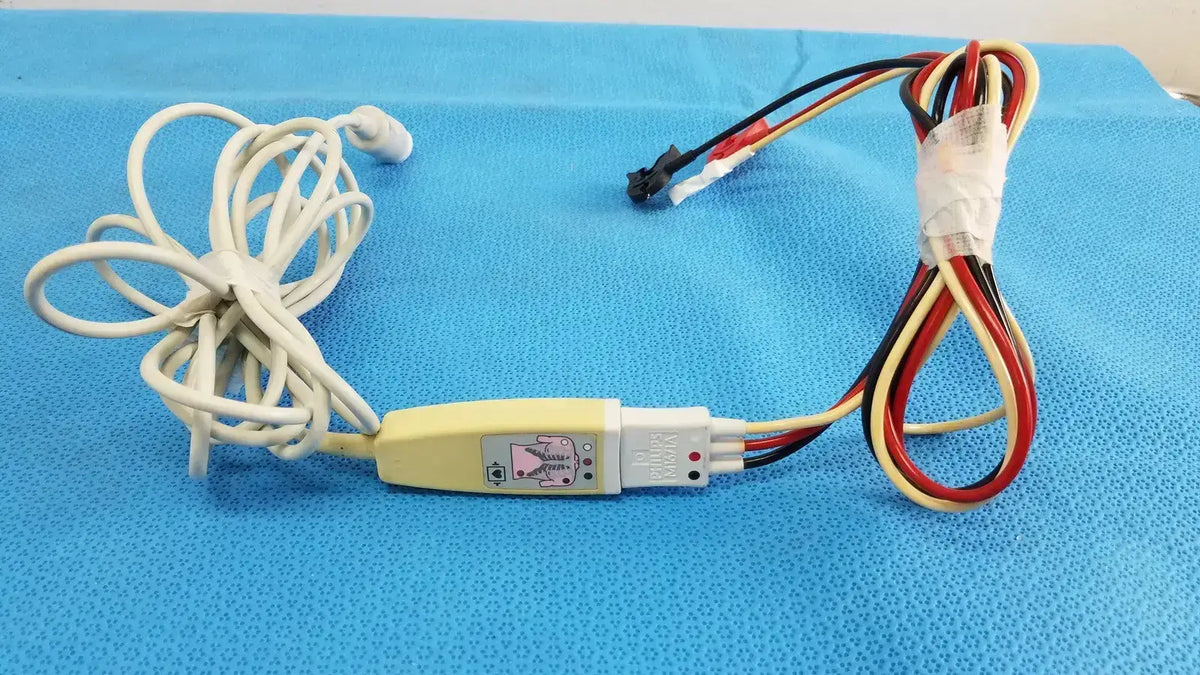 PHILIPS M1671A ECG 3-Lead Set Grabber AAMI ICU Leadwire Cable ECG Leadwire Cable, second-hand product photo 11