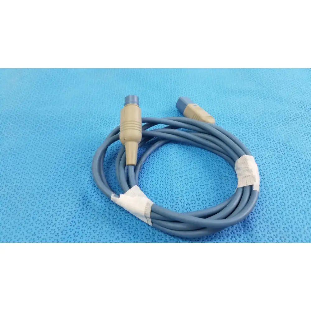 Reuse Medical Philips M1941A SpO2 Extension Cable 8-Pin to 8-Pin Blue Adapter Cord Medical Cables & Cords, second-hand product photo 1