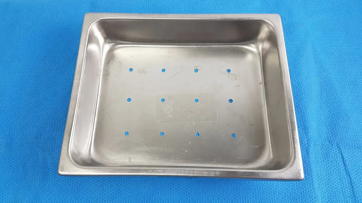 Reuse Medical Polar Stainless Steel Tray with Holes E1311 — Perforated Utility / Sterilization Other Healthcare, Lab & Dental, second-hand product photo 1