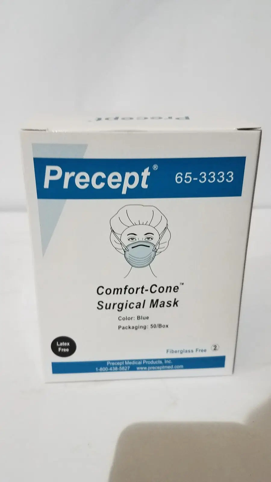 Reuse Medical Precept Cone-Style Face Mask – Blue – General Use Centrifuge Tubes, second-hand product photo 1