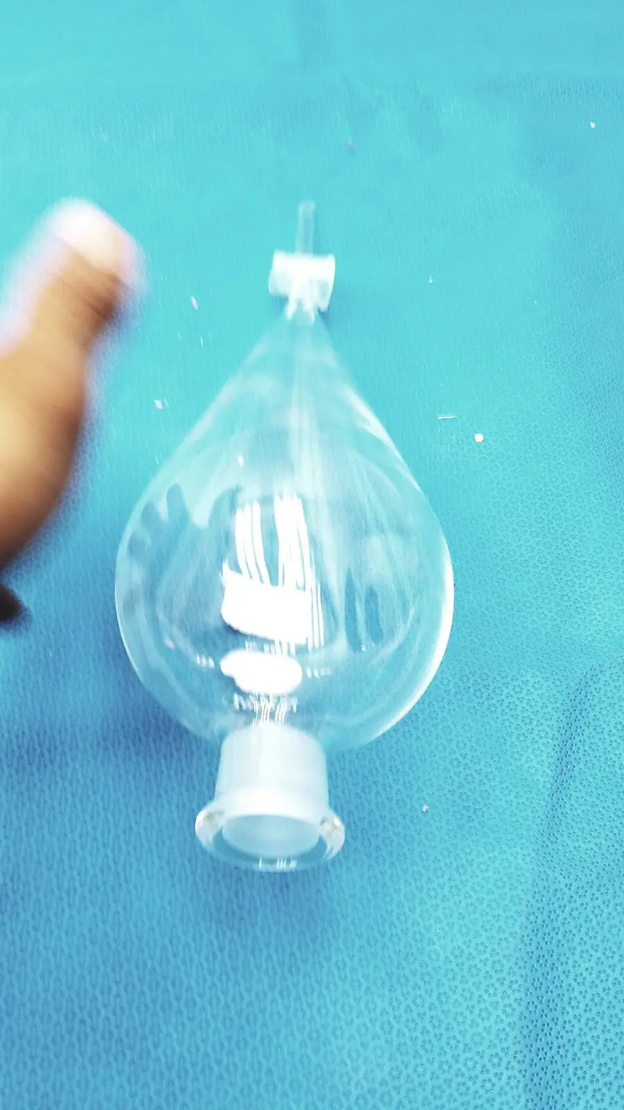 Pyrex 1000mL Glass Separatory Funnel with Stopcock – Transparent Labware Separatory Funnel, second-hand product photo 7