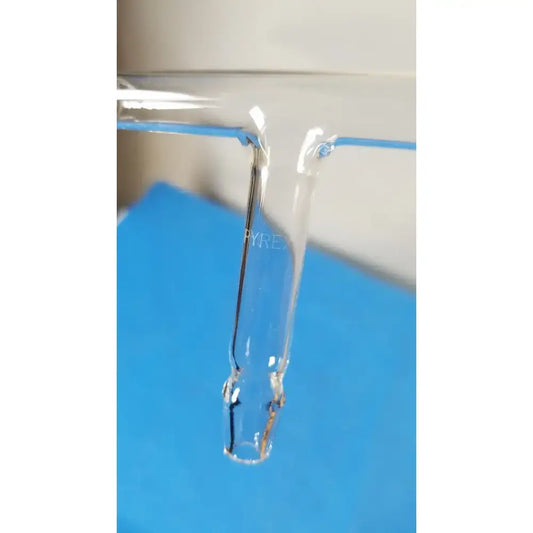 Pyrex 12mm Constricted 'T' Borosilicate Tubing Connector – Laboratory Glassware Laboratory Glassware Connector, second-hand product photo 2