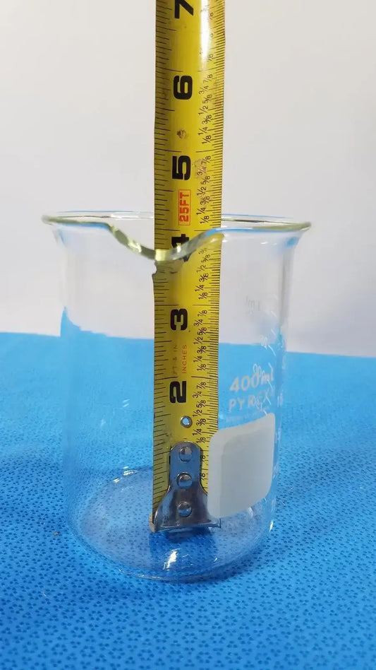 PYREX 400mL Griffin Beaker, Low Form, Heavy Duty Lab Glassware Laboratory Glassware, second-hand product photo 2