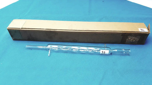 Reuse Medical Pyrex Allihn Jacketed Glass Condenser Column Distillation Lab Glassware Other Medical & Lab Glassware, second-hand product photo 1