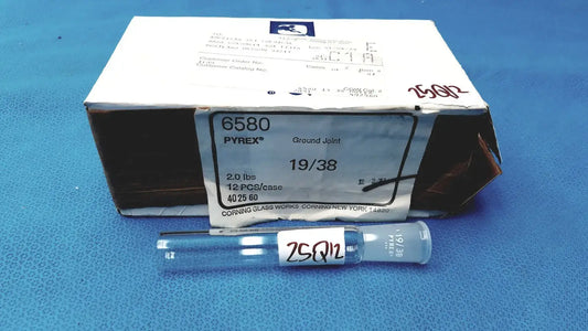 Reuse Medical PYREX Glass Lab Joint Adapters 19/38 – Ground Outer Joints Other Medical & Lab Glassware, second-hand product photo 1