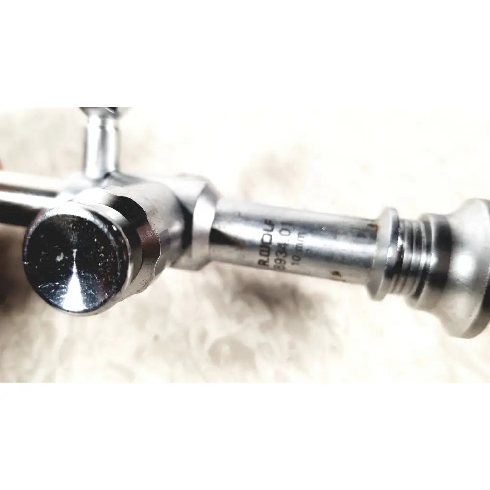 Chrome finished metal sheath r wolf 8934.01 with engraved markings for trocar 10mm reuse medical laparoscopic instruments
