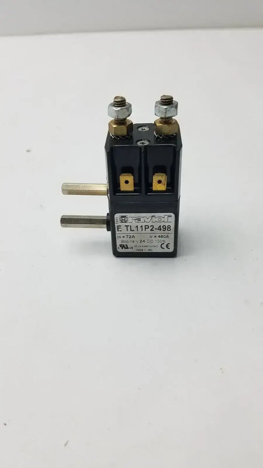 Ravioli Power contactor E TL11P2-498, In 72A, Ir 480A, Bobina V24 DC Contactor, second-hand product photo 2
