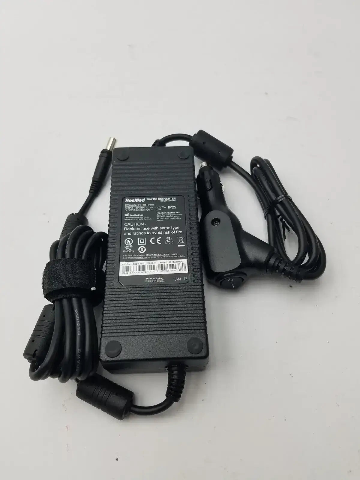 ResMed 90W DC Adapter R370-7231 DC Power Adapter, second-hand product photo 6