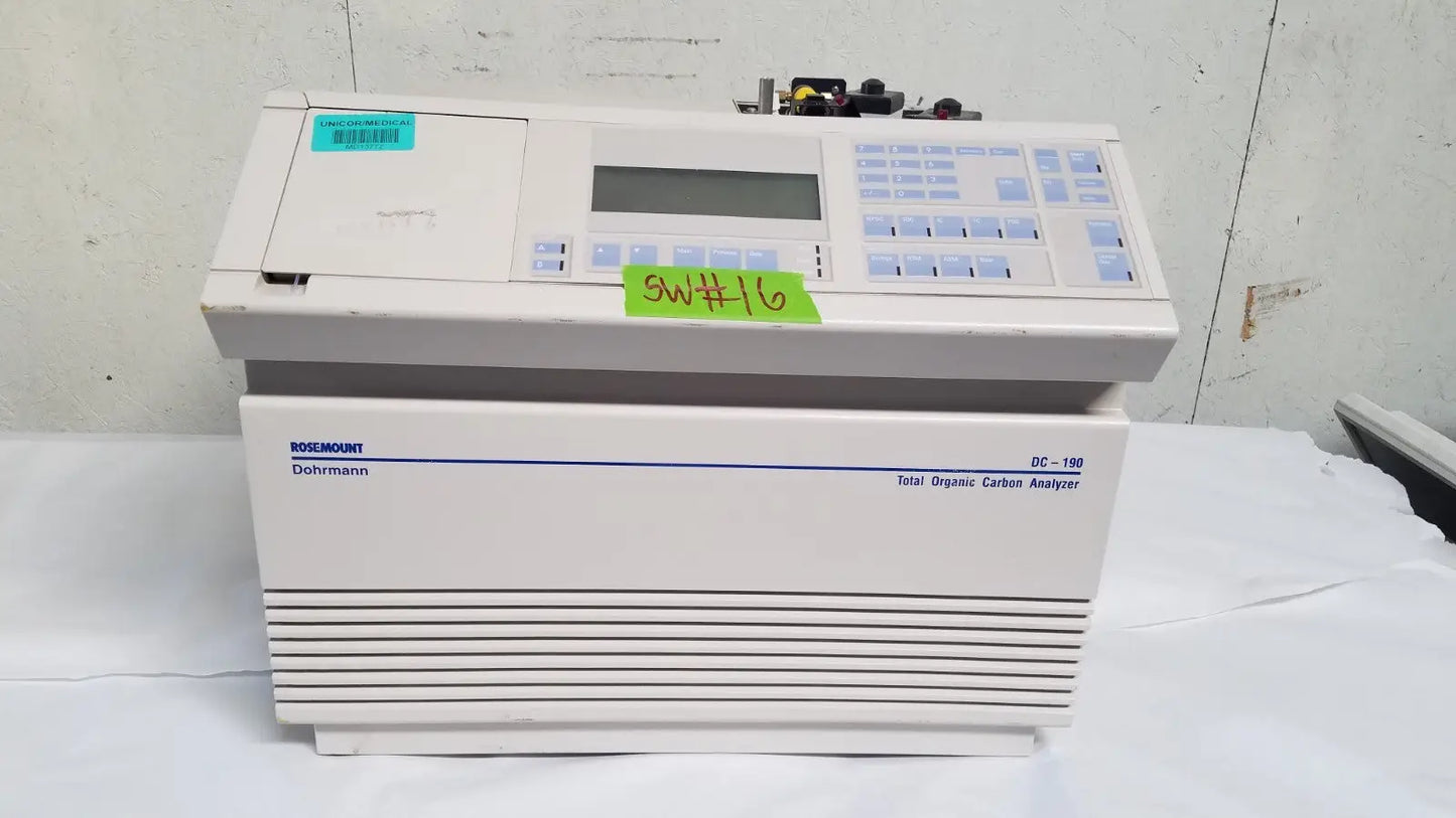 Reuse Medical Rosemount Dohrman Total Organic Carbon Analyzer DC‑190 TOC Other Medical & Lab Equipment, as-is (for parts) product photo 1