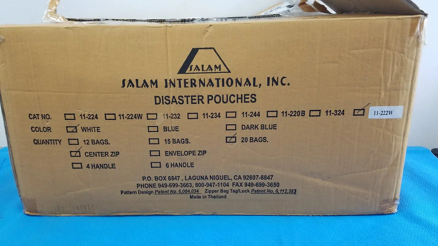 Reuse Medical Salam International Disaster Pouch Body Bag Mortuary Bag White Center Zip Other Medical & Lab Equipment, second-hand product photo 1