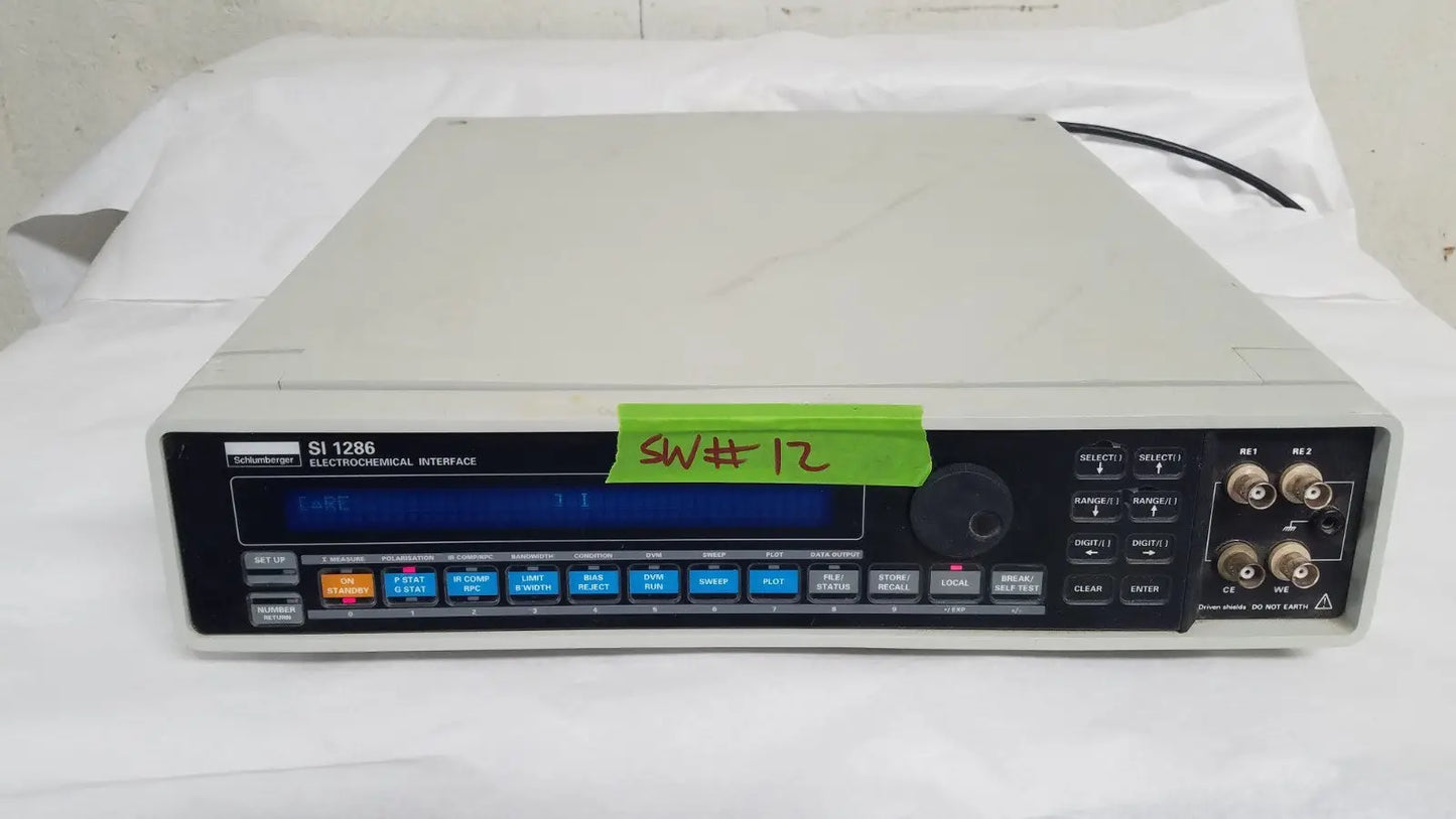 Reuse Medical Schlumberger Potentiostat Electrochemical Interface Model SI 1286 Other Medical & Lab Equipment, second-hand product photo 1