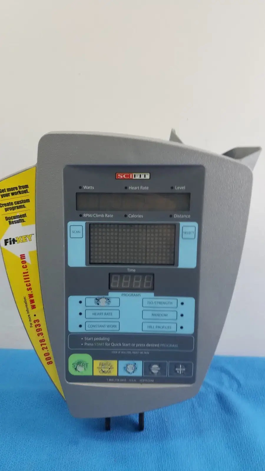 Reuse Medical SciFit REX7000 Recumbent Elliptical Display Console Assembly LCD-EN-60601-01 Other Medical & Lab Equipment, second-hand product photo 1