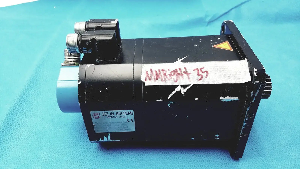 Reuse Medical SELIN SISTEMI 5AL-0600-15/RS-B Servo Motor 1500RPM Servo Motors, as-is (for parts) product photo 1