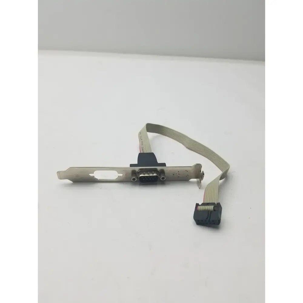Generic Serial 9 Pin DB9 RS232 Motherboard Com Port Ribbon Cable Connector Slot Bracket RS232 Serial Port Bracket Cable, second-hand product photo 6