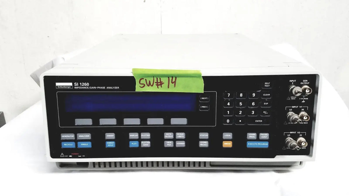 Reuse Medical Solartron SI 1260 Impedance & Gain-Phase Analyzer – High-Precision Electrochem Other Analyzers, second-hand product photo 1
