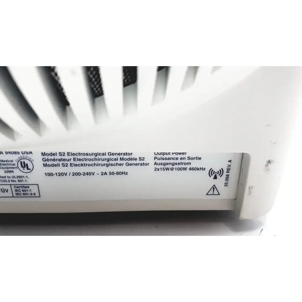 Somnus S2 Electrosurgical Generator Electrosurgical Generator, second-hand product photo 13