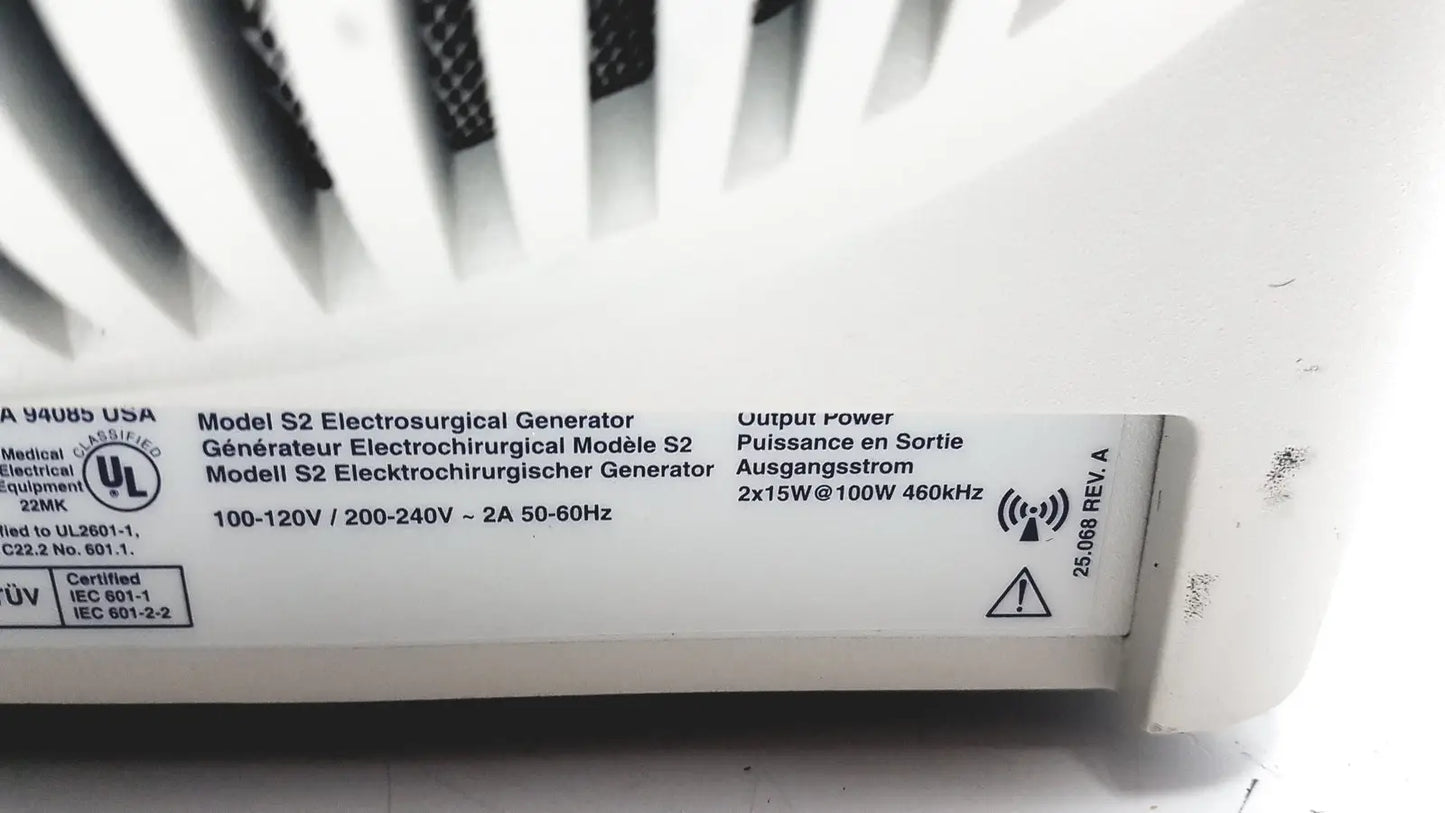Somnus S2 Electrosurgical Generator Electrosurgical Generator, second-hand product photo 13