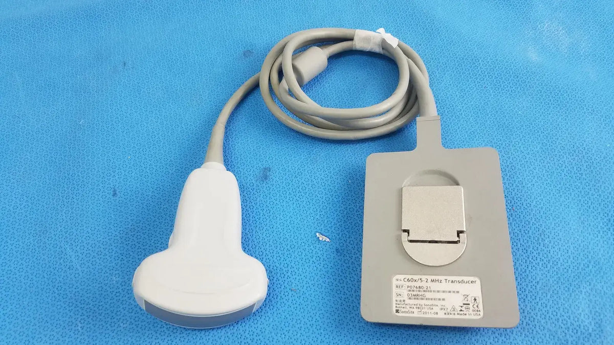 Reuse Medical Sonosite P07680-21 C60x/5-2 Mhz Transducer Ultrasound Probe Medical Sensors & Ultrasound Probes, second-hand product photo 1