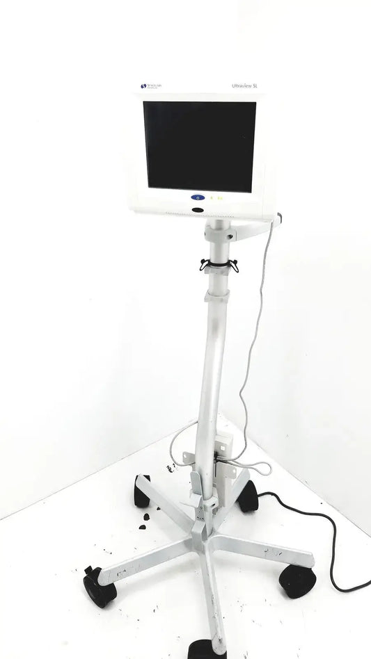 Reuse Medical Spacelabs Healthcare Ultraview SL Model 91367 Patient Monitor with Rolling Stand Patient Monitors, second-hand product photo 1