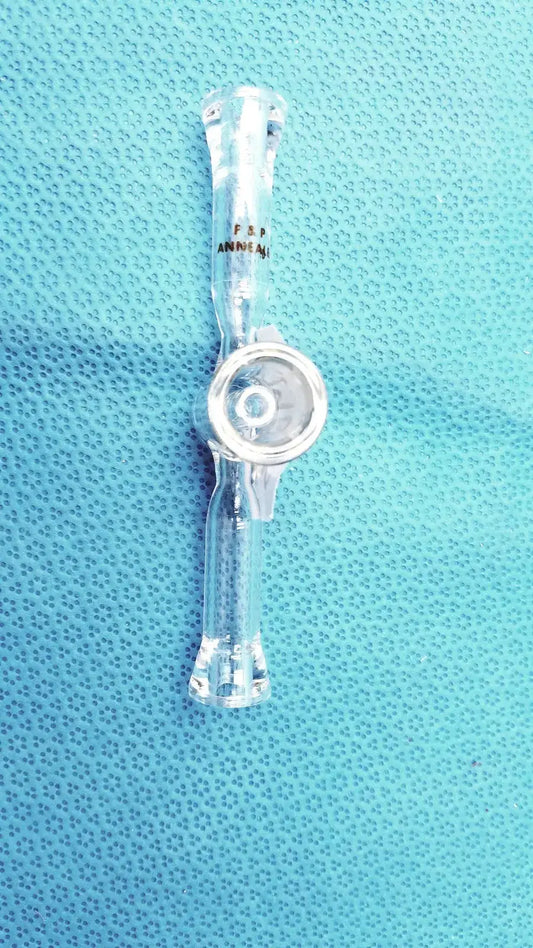 Reuse Medical Spherical Joint Glass Stopcock Valve – Borosilicate Lab Vacuum Lab Flasks, second-hand product photo 1