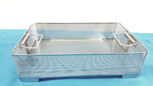 Reuse Medical Equipment Stainless Steel Sterilization Basket Tray Surgical Instrument Sterilization Basket Tray, second-hand product photo 2