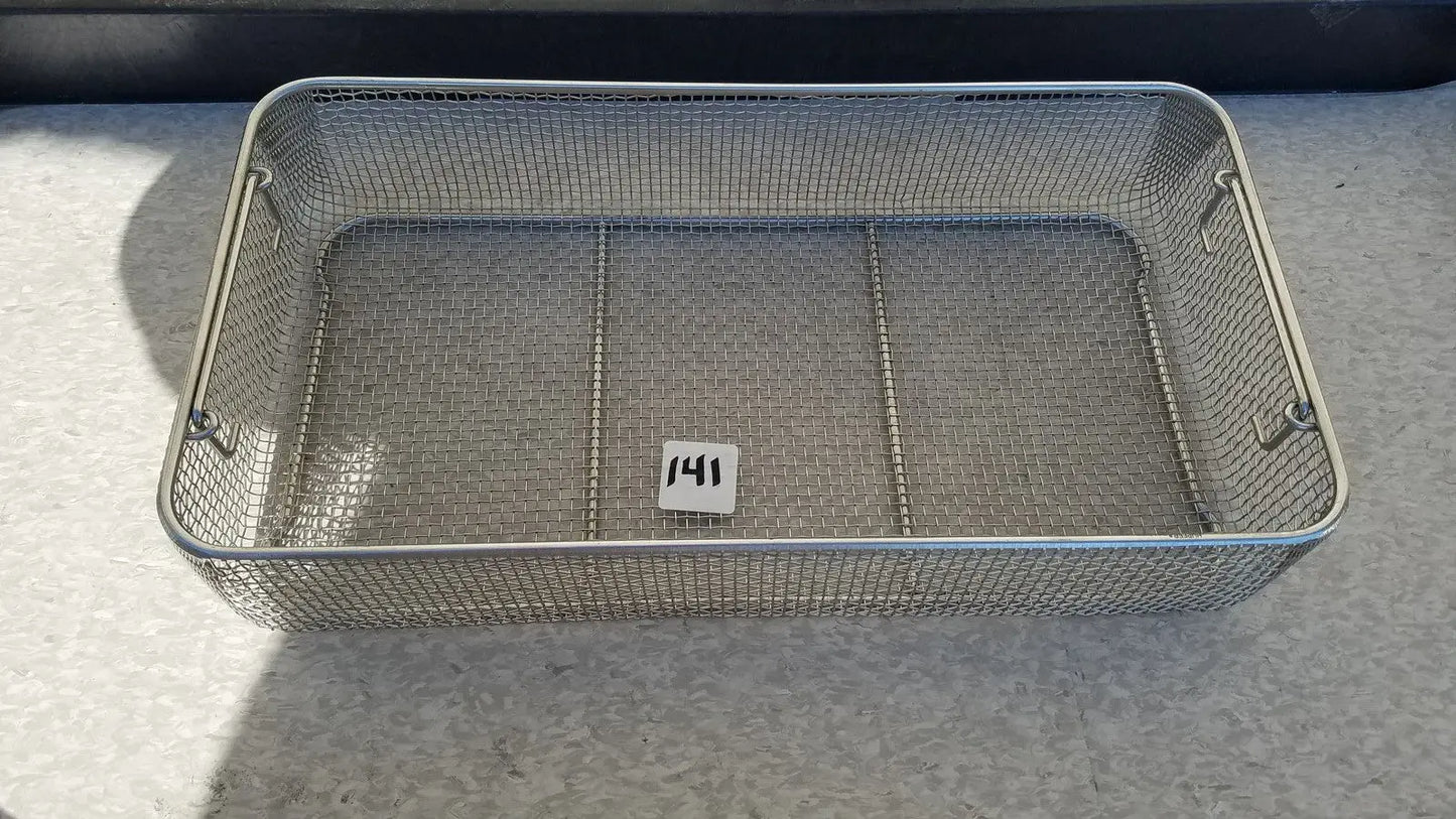 Reuse Medical Stainless Steel Sterilization Surgical Cases Basket Sterilization Trays & Cases, second-hand product photo 1