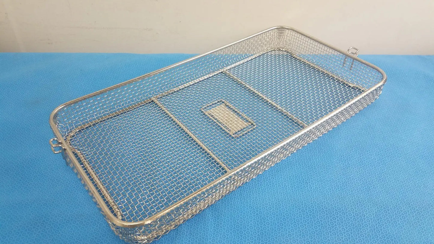 Reuse Medical Stainless Steel Sterilization Wire Mesh Tray for Instrument Storage Sterilization Trays & Cases, second-hand product photo 1