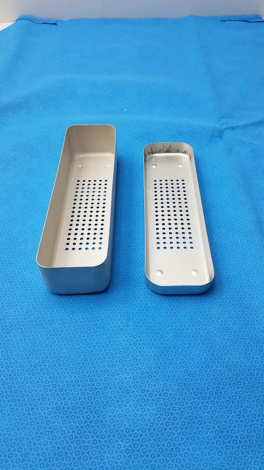 Unbranded Steel Medical Sterilization Case Tray – Surgical Healthcare Equipment, Used Sterilization Tray, second-hand product photo 2
