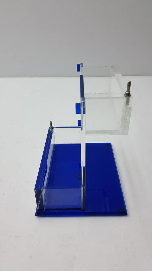 Stratagene Dental Blue and Clear Color Box Lab Storage Box, second-hand product photo 2
