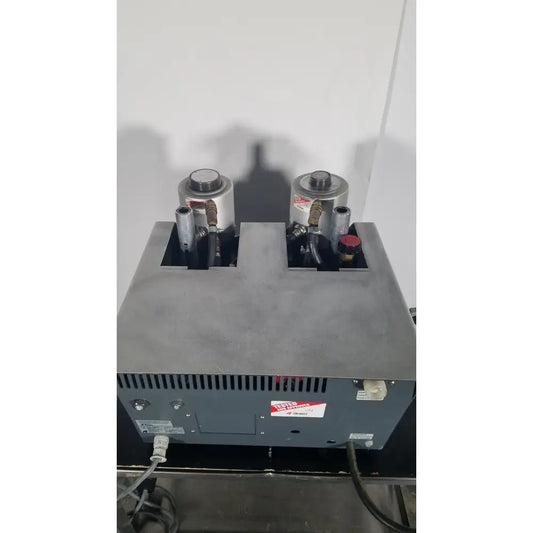 Industrial gray metal struers prontopress-20 dual-cylinder metallographic specimen hot mounting machine with two pressure heads and hoses