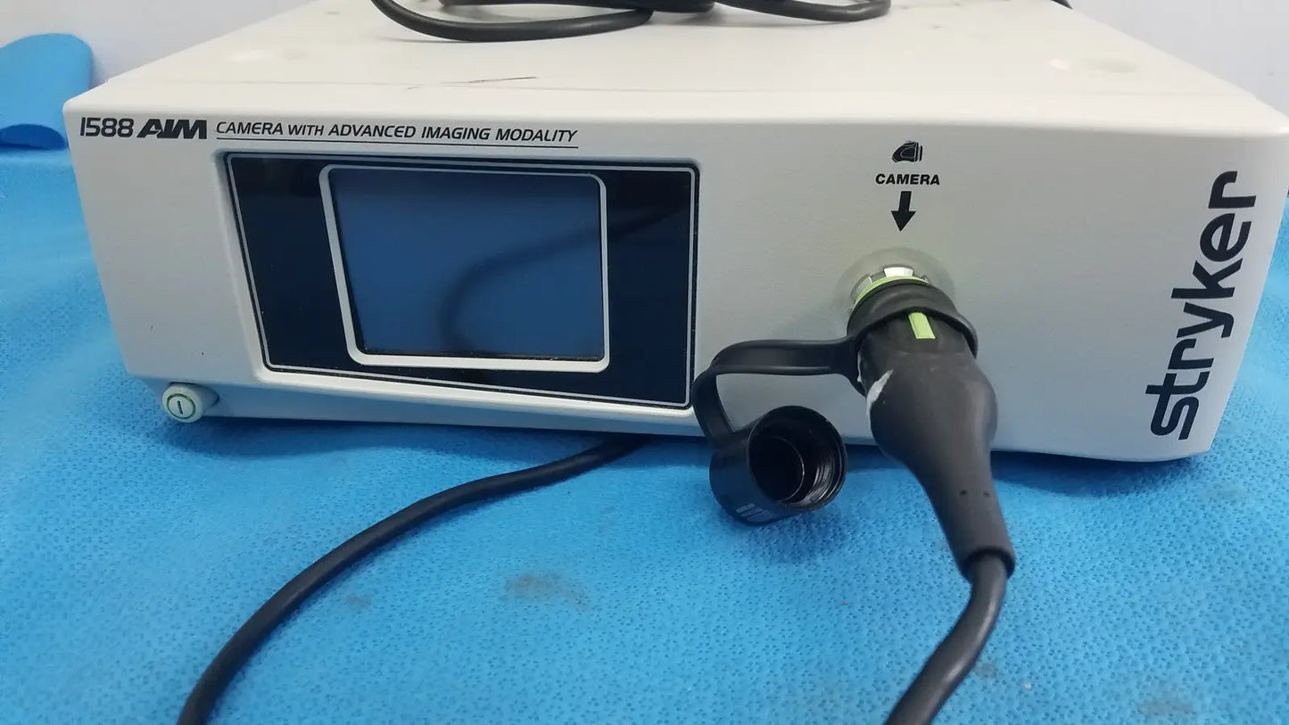 Reuse Medical Stryker 1588 AIM HD Camera System w/ 1588-610-100 & 1588-210-000 Endoscopy Other Medical & Lab Equipment, second-hand product photo 1