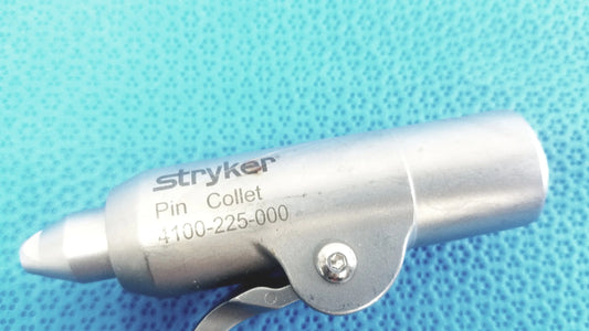 Stryker 4100-225 Pin Collet For Orthopedic Surgical Power Tool - Surgical pin collet