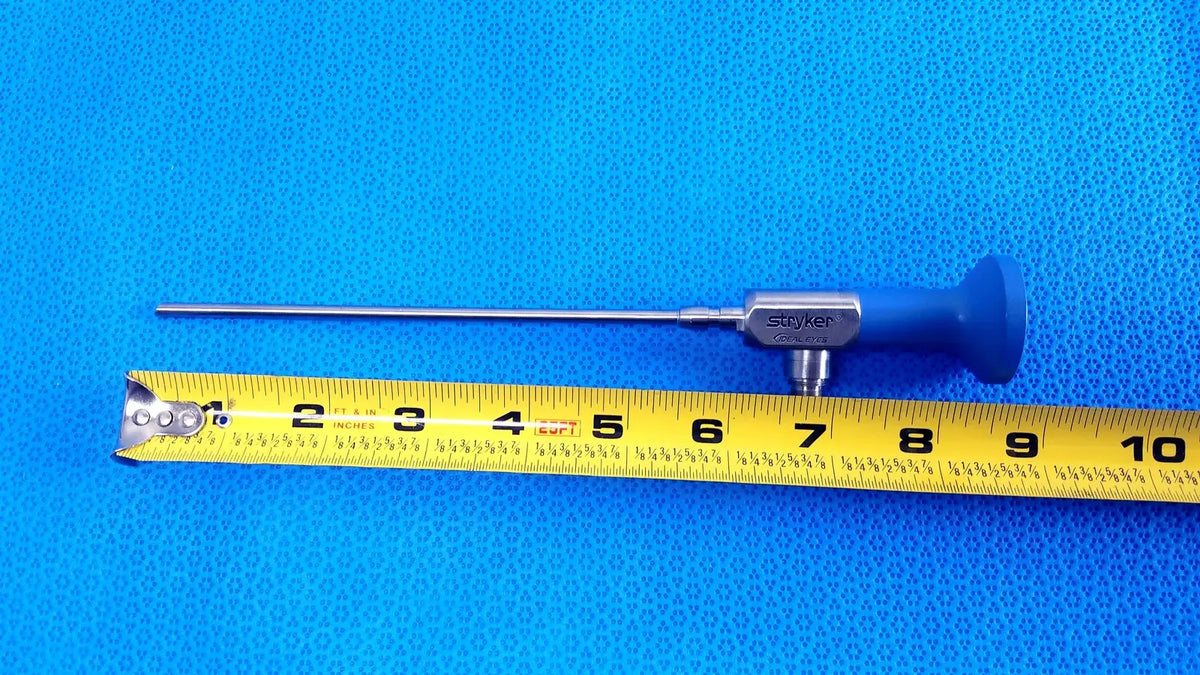 Blue-handled st autoclavable endoscope ideal eyes 4mm 30 degree by stryker for precise medical imaging