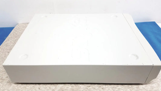 White rectangular stryker iswitch wireless universal foot control pedal with rounded edges and matte finish for surgical use
