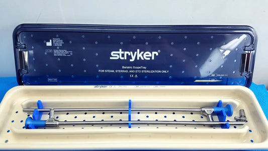 Reuse Medical Stryker Lot of 2, Autoclavable 10mm 134ºC Scope 502-210-010 w Sterilization Tray Other Healthcare, Lab & Dental, second-hand product photo 1